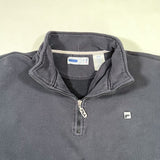 Vintage 90's FILA Black Quarter Zip Sweatshirt