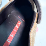 Vintage Y2K Prada Scamosciato Suede Slip-On Women’s Loafer Shoes