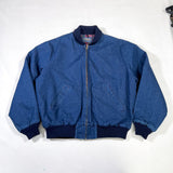 Vintage 80's OshKosh Denim Southwest Wool Lined Bomber Jacket