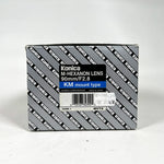 Vintage 2001 Konica M-Hexanon 90mm f/2.8 Boxed & Mint Camera Lens