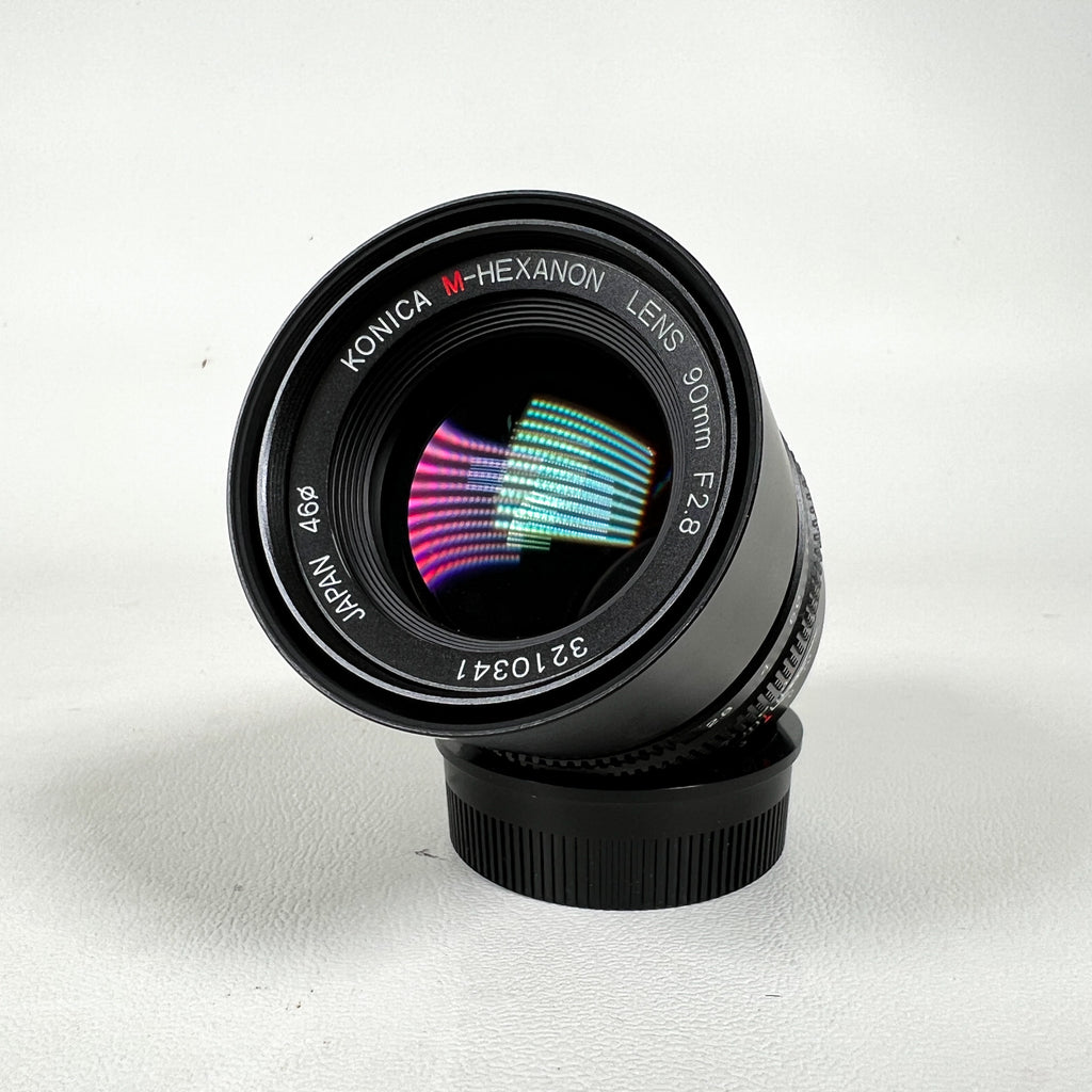 Vintage 2001 Konica M-Hexanon 90mm Boxed Mint Camera Lens