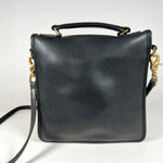 Vintage 80's Coach 0045 Black Station Bag Purse