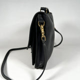 Vintage 80's Coach 0045 Black Station Bag Purse