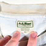 Vintage 90's LL Bean Script Thrashed T-Shirt