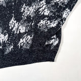 Vintage 80’s Sweater Graphix Black & White Abstract Knit Sweater
