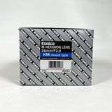 Vintage 2001 Konica M-Hexanon 28mm f/2.8 Boxed & Mint Camera Lens