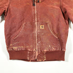 Modern 2004 Carhartt J130 CLY Distressed Hooded Jacket