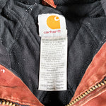 Modern 2004 Carhartt J130 CLY Distressed Hooded Jacket