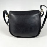 Vintage 80's Coach Crossbody Rambler Purse Black Bag