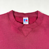 Vintage 90's Russell Athletic Maroon Crewneck Sweatshirt
