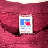 Vintage 90's Russell Athletic Maroon Crewneck Sweatshirt