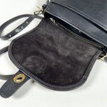 Vintage 80's Coach Crossbody Rambler Purse Black Bag