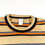 Vintage 80's JCPenney Striped Mounted Collar T-Shirt