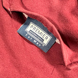 Vintage 90’s Premier Reversible Maroon Plaid Zip Hoodie Jacket