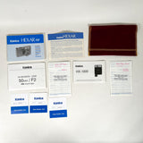 Vintage 2001 Konica Hexar RF Kit w/ 50mm f2 Lens & HX-18W Flash – Film Camera