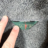Vintage 90’s J.Crew Gray Quarter Zip Fleece Sweatshirt