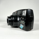 Vintage 1990 Pentax Zoom 105 Super Point & Shoot 35mm Film Camera