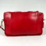 Vintage 80's Coach Basic Bag 2401 Red Leather Purse