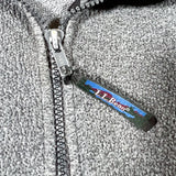 Vintage 90’s L.L.Bean Gray Full-Zip Fleece Sweatshirt