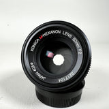 Vintage 2001 Konica Hexar RF Kit w/ 50mm f2 Lens & HX-18W Flash – Film Camera