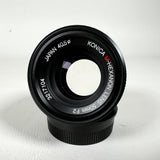 Vintage 2001 Konica Hexar RF Kit w/ 50mm f2 Lens & HX-18W Flash – Film Camera