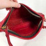 Vintage 80's Coach Basic Bag 2401 Red Leather Purse