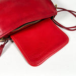 Vintage 80's Coach Basic Bag 2401 Red Leather Purse