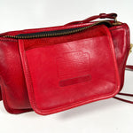 Vintage 80's Coach Basic Bag 2401 Red Leather Purse