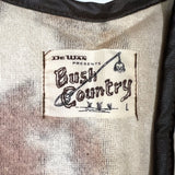 Vintage 70's DeWan Bush Country Cow Print Fleece Vest