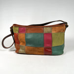 Vintage 90's Patchwork Shoulder Bag Purse