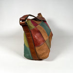 Vintage 90's Patchwork Shoulder Bag Purse