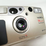 Vintage 90's Yashica T4 Super D Weatherproof Silver 35mm Film Camera