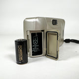 Vintage 90's Yashica T4 Super D Weatherproof Silver 35mm Film Camera