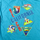 Vintage 80's California Beach Tourist Graphic Cropped T-Shirt