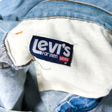 Vintage 1976 Levis Wide Leg Flared Acid Washed Jeans