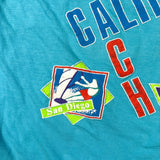 Vintage 80's California Beach Tourist Graphic Cropped T-Shirt