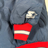Vintage 90's Atlanta Braves Full Zip Hooded Starter Jacket