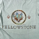 Vintage 90's Yellowstone Wolf Graphic T-Shirt
