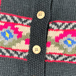 Vintage 90's LL Bean Knit Cardigan Sweater