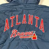 Vintage 90's Atlanta Braves Full Zip Hooded Starter Jacket