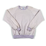 Vintage 80's Striped Purple Crewneck Sweatshirt