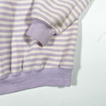 Vintage 80's Striped Purple Crewneck Sweatshirt