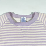 Vintage 80's Striped Purple Crewneck Sweatshirt