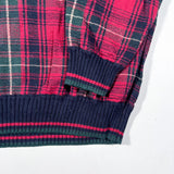 Vintage 90’s Croft & Barrow Red Green Plaid Knit Sweater