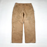 Modern Carhartt B11 BRN Distressed Carpenter Pants