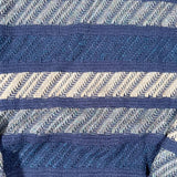 Vintage 90's Basic Editions Navy Stripe Textured Knit Sweater
