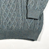 Vintage 90's Arancrafts Wool Cable Knit Irish Sweater