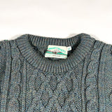 Vintage 90's Arancrafts Wool Cable Knit Irish Sweater