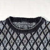 Vintage 90's Croft & Barrow Diamond Pattern Knit Sweater