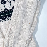 Vintage 90's Nordic Snowflake Knit Sweater
